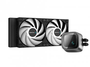 AIO Liquid Cooling Deepcool "LS520" (<32.9dBA, 85.85CFM, 2x120mm, ARGB LED, 1305g.)