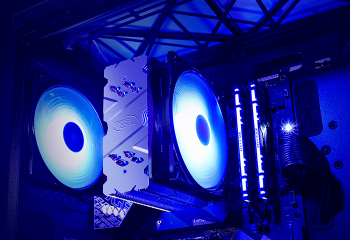 AC Deepcool "GAMMAXX 400 V2(Blue) (<27.8dBA, 64.5CFM, 120mm Blue LED, PWM, 130W, 606g.)
