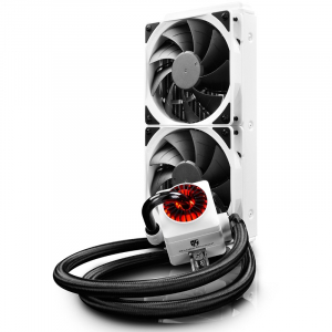 AIO Liquid Cooling Deepcool "CASTLE 240EX WHITE" (≤32.1 dB(A), 64.4 CFM, 2x120mm, RGB LED, 1420g.)