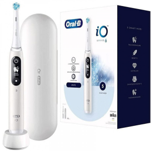 Electric Toothbrush Braun Oral-B iO Series 6 White + Travel Case