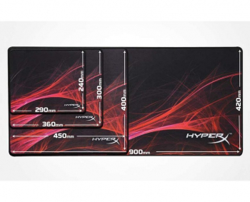 Gaming Mouse Pad  HyperX FURY S Pro Speed Edition, 360 x 300 x 4mm, Cloth/Rubber, Anti-fray stitchin