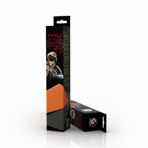 Gaming Mouse Pad  GMB  MP-S-GAMEPRO-M, 320 × 275 × 2mm, Silicon Professional Series, Black