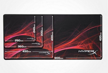 Gaming Mouse Pad  HyperX FURY S Pro Speed Edition, 450 x 400 x 4mm, Cloth/Rubber, Anti-fray stitchin