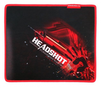 Gaming Mouse Pad Bloody B-072, 275 x 225 x 4mm, Surface for Speed, Rubber Base, Black