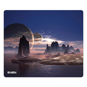 Gaming Mouse Pad SVEN GB1M, 320 x 270 x 3mm, Fabric surface for Speed, Rubberized base, Picture