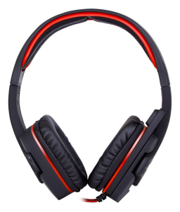 Gaming Headset SVEN AP-G855MV, 40mm drivers, 20-20000Hz, 32 Ohm, 105dB, 261g., 3.5mm, Black/Red