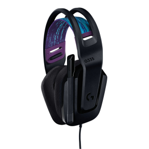 Gaming Headset Logitech G335, 40mm drivers, 20-20kHz, 36 Ohm, 87.5dB, 240g. On-ear volume control, F
