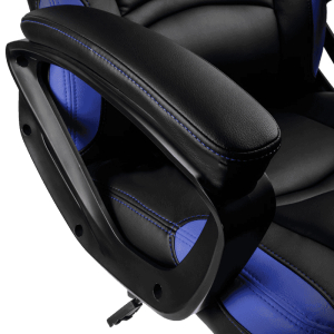 Gaming Chair Gamemax GCR07, Maximum load 125 kg, Rocking mechanism, Black/Blue