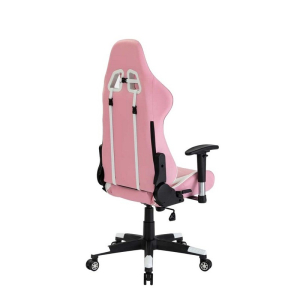 Gaming Chair Havit GC932, Headrest & Lumbar cushion, 2D Armrest, 166 degrees, Pink/White
