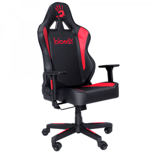 Gaming Chair Bloody GC-330, Maximum load 150 kg, 3D Armrest, Headrest & Lumbar cushion, Black/Red