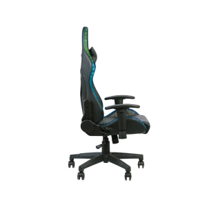Gaming Chair Havit GC927, Headrest & Lumbar cushion, 2D Armrest, LED, 166 degrees, Black