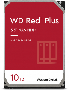 3.5" HDD 10.0TB-SATA- 256MB Western Digital  "Red Plus (WD101EFBX)", NAS, CMR