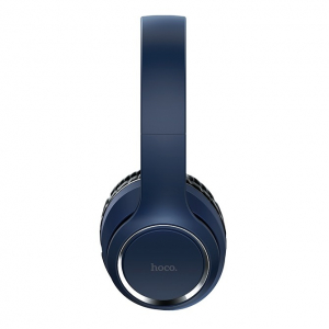 Bluetoth Headphones Hoco W28 Blue, with Microphone