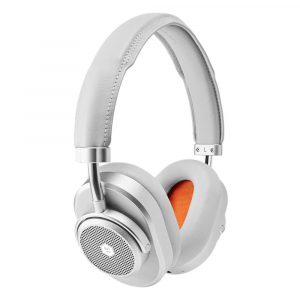 Master&Dynamic MW65 Active Noise-Cancelling Silver Metal/Grey Leather, Bluetooth headphones