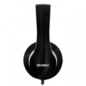 Headset SVEN AP-940MV with Microphone, Black-White, 3,5mm jack (4 pin), adapter 2 x 3,5mm jack 3pin
