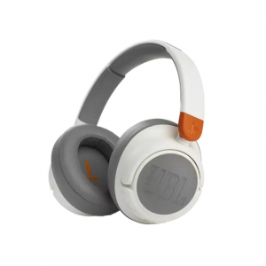 Headphones  Bluetooth JBL JR460NC, Kids On-ear, White/Grey