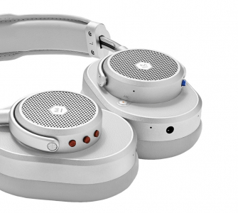 Master&Dynamic MW65 Active Noise-Cancelling Silver Metal/Grey Leather, Bluetooth headphones