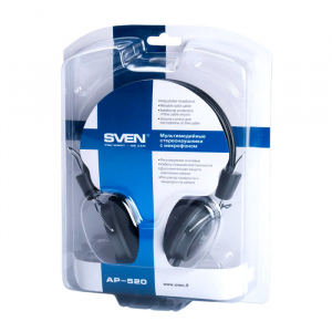 Headset SVEN AP-520 Microphone on the cable