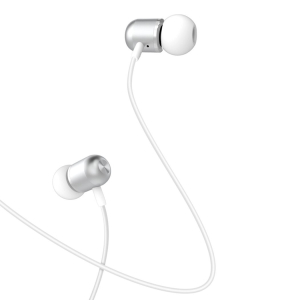 XO earphones, EP5 stereo earphone, Silver