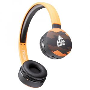Bluetooth headset, Cellular MUSICSOUND, Black/Orange
