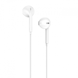 Earphones Hoco M55 White with Microphone, 4pin 3.5mm mini-jack, Cable:1.2m.