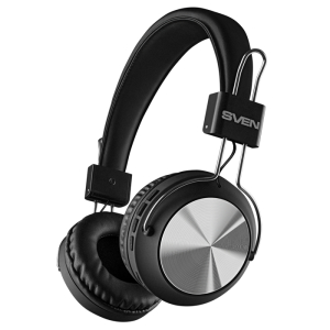 Bluetooth Headset SVEN AP-B370MV with Microphone, Black, 3pin 3.5mm mini-jack