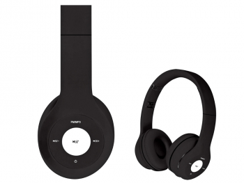 Bluetooth HeadSet Freestyle"SoloFH0915" Black, 3.5mm jack, Mic, MicroSD slot, FM, USB charg, 400mAh
