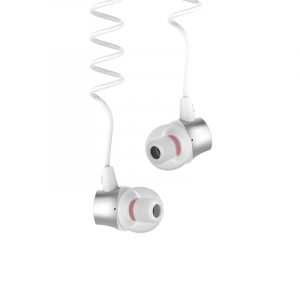 Earphones Hoco M51 White with Microphone, 4pin 3.5mm mini-jack, Cable:1.2m.