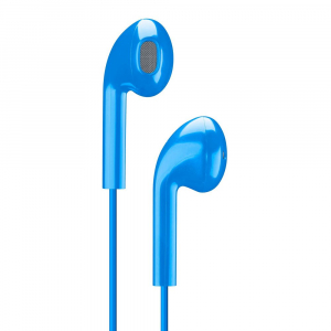Cellular LIVE EGG-capsule earphone with mic, Blue