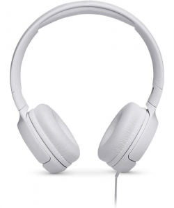 Headphones  JBL T500 White, On-ear.