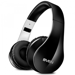 Bluetooth Headset SVEN AP-B450MV with Microphone, Black, 3pin 3.5mm mini-jack