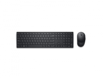 Wireless Keyboard & Mouse Dell KM5221W, Multimedia keys, 2.4Ghz, Russian, Black
