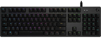 Gaming Keyboard Logitech G512 Carbon, Mechanical, GX Red, Aluminum-alloy, RGB, US Layout, USB