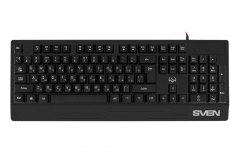 Gaming Keyboard SVEN KB-G8300, 3 colors backlight, WinLock, 12 Fn keys, Black, USB