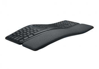 Wireless Keyboard Logitech ERGO K860, Curved keyframe, Split layout, Wrist rest, Tilt legs, 2.4/BT