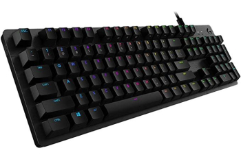 Gaming Keyboard Logitech G512 Carbon, Mechanical, GX Blue, Aluminum-alloy, RGB, US Layout, USB