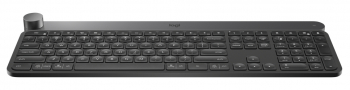 Wireless Keyboard Logitech CRAFT, Premium typing, Input dial, Spherical keys, Backlit, Multi-Device,