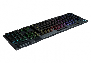 Gaming Wireless Keyboard Logitech G915 TKL, Mechanical, Ultra thin, GL Tactile, Aluminum, Media Cont