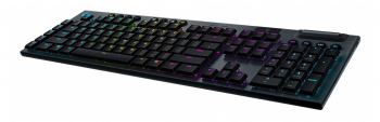 Gaming Wireless Keyboard Logitech G915, Mechanical, Ultra thin, GL Tactile, Aluminum, Media Controls