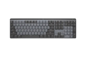 Wireless Keyboard Logitech MX Mechanical, Low-profile switches, Clicky SW, Aluminium, Dual color key