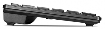 Wireless Keyboard SVEN KB-E5900W, Slim, Low-profile keys, Fn key, Nano rec., 2.4 Ghz, 1xAA, Black