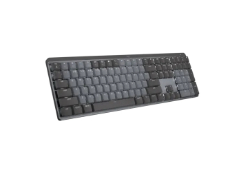Wireless Keyboard Logitech MX Mechanical, Low-profile switches, Clicky SW, Aluminium, Dual color key