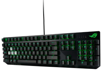 Gaming Keyboard Asus Strix Scope RX, Optical, for FPS, Aura Sync RGB, IP56, USB 2.0 passthrough, USB