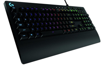 Gaming Keyboard Logitech G213 Prodigy, Mech-Dome, Spill resistance, Media controls, RGB, 1.8m, USB, 