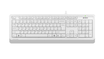 Keyboard A4Tech FK10, Multimedia Hot Keys, Laser Inscribed Keys , Splash Proof, 1.5m, USB, EN/RU/RO,