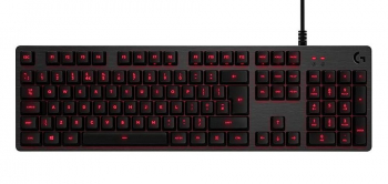 Gaming Keyboard Logitech G413, Mechanical, Romer-G Tactile Aluminum alloy, Gaming Keycaps, USB passt
