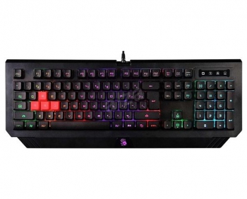 Gaming Keyboard Bloody B120N, Multimedia Hot-Keys, Game Mode, Macro, Onboard Memory, Spill-resistant