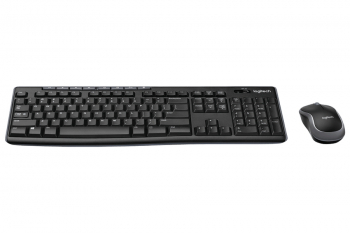 Wireless Keyboard & Mouse Logitech MK270, Media keys, Spill-resistant, 1000dpi, 3 buttons, 2xAAA/1xA