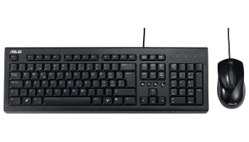 Keyboard & Mouse Asus U2000, Multimedia, Elegant style, Silent, Solid construction, 1000 dpi, 3 butt