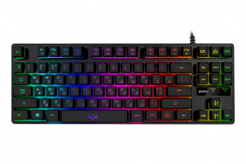 Gaming Keyboard SVEN KB-G7400, TKL, Bbacklighting, WinLock, 12 Fn keys, Black, USB